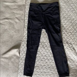 Lululemon worn once black 25 in leggings